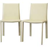 Burridge Dining Chair in Black Bonded Leather (Set of 2)